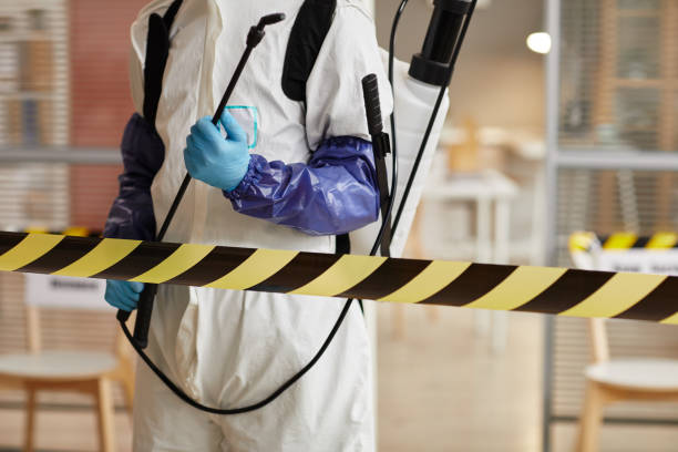 Professional Biohazard technician working in Parker, TX
